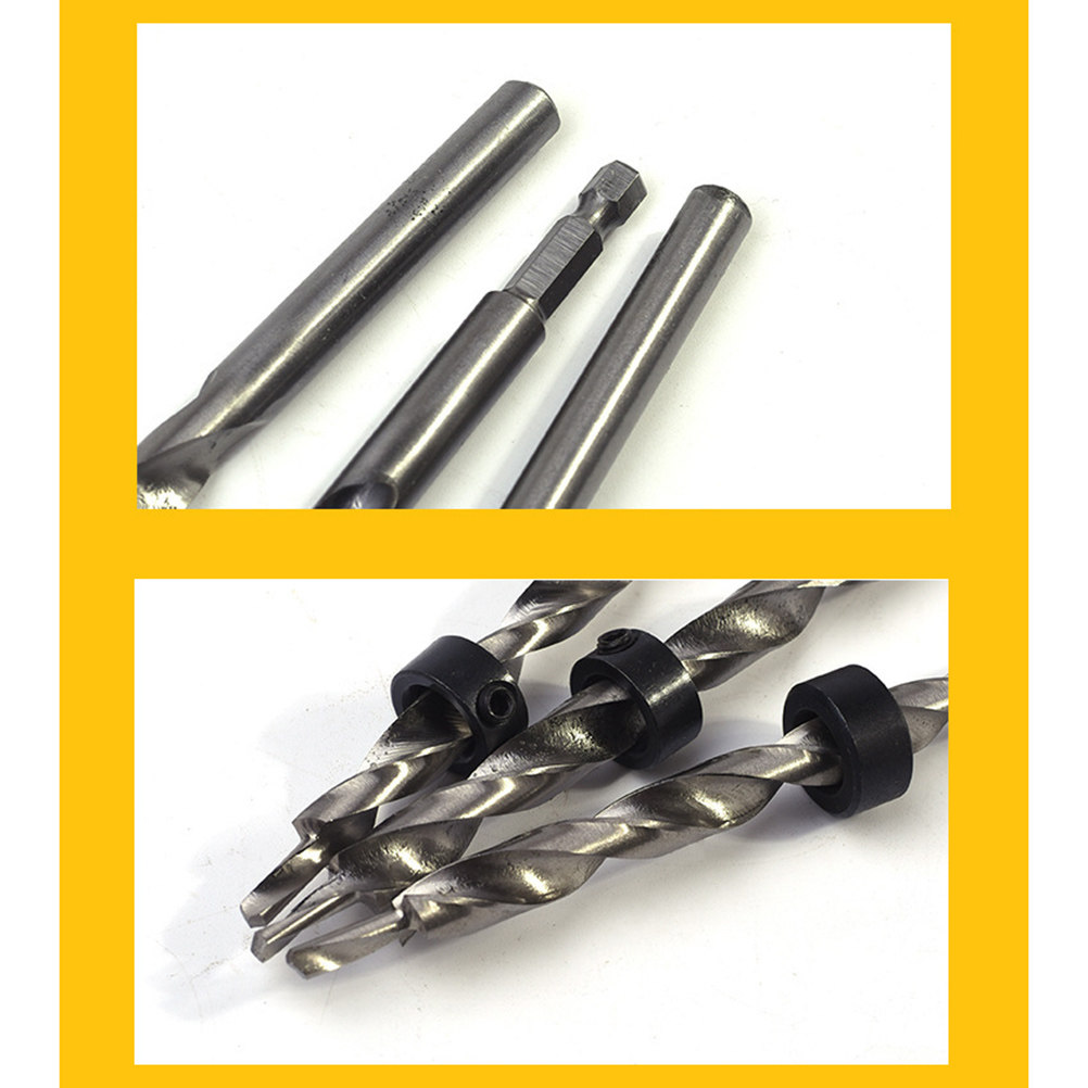 Woodworking Drills - Hex Shank Countersunk Head Drill Wood