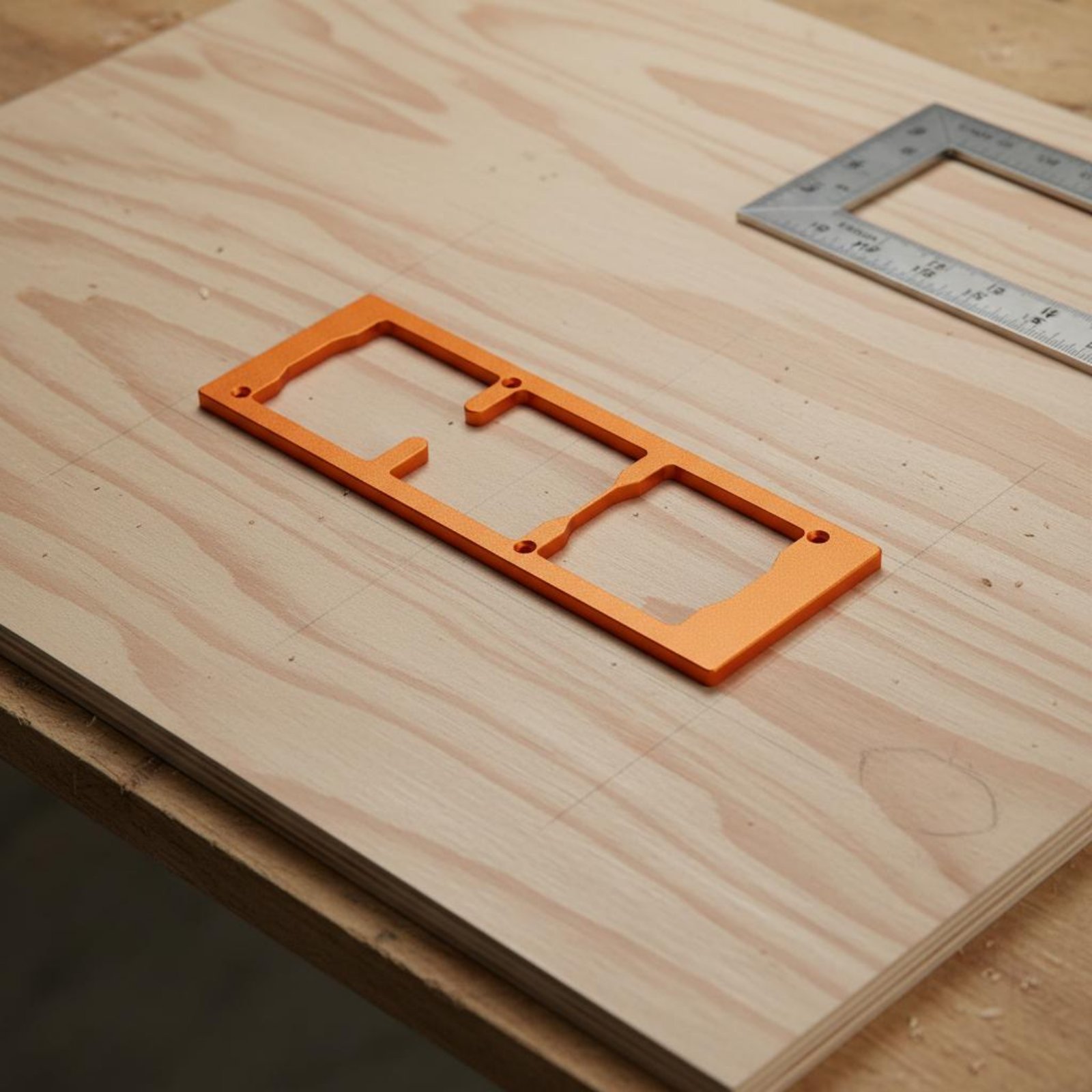 Woodworking Templates - 86 Box Cutout Jig Time-Saving Switch