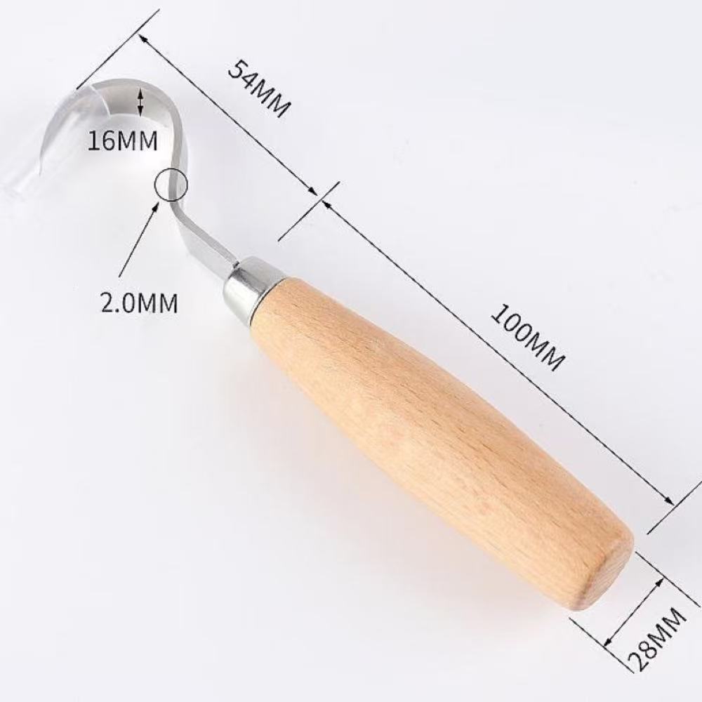 Woodworking Kits For Beginners - Ergonomic Beech Handle Wood Carving Tools
