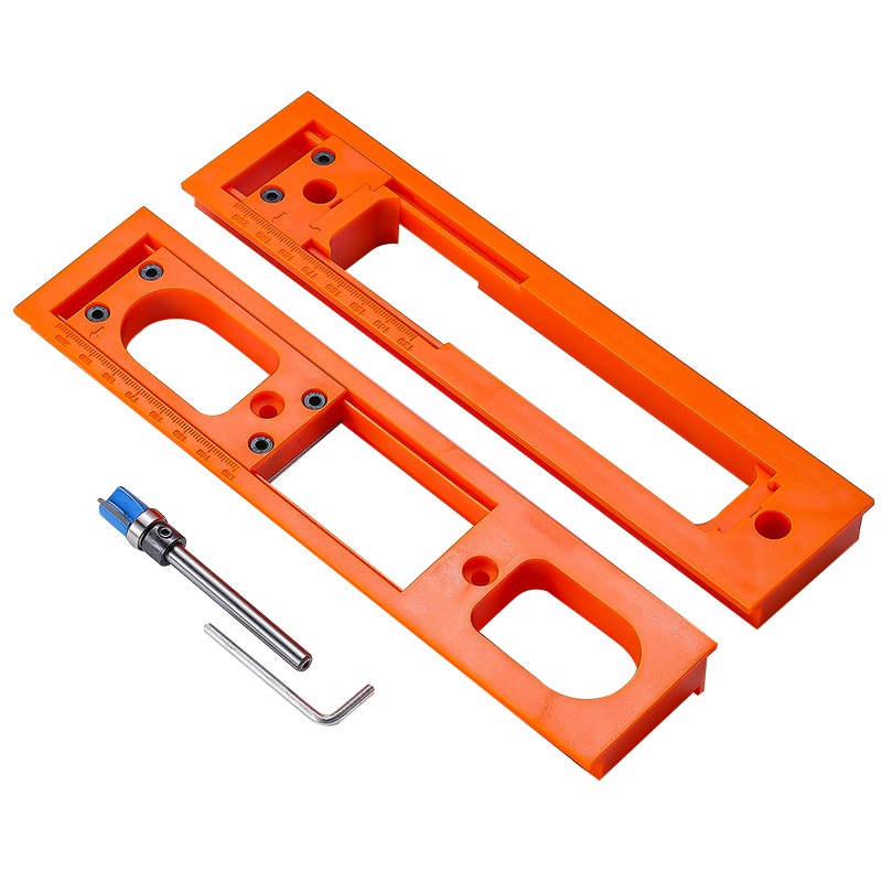 Woodworking Design Software - 1Pc Hinge Mortise Template Invisible Hinge