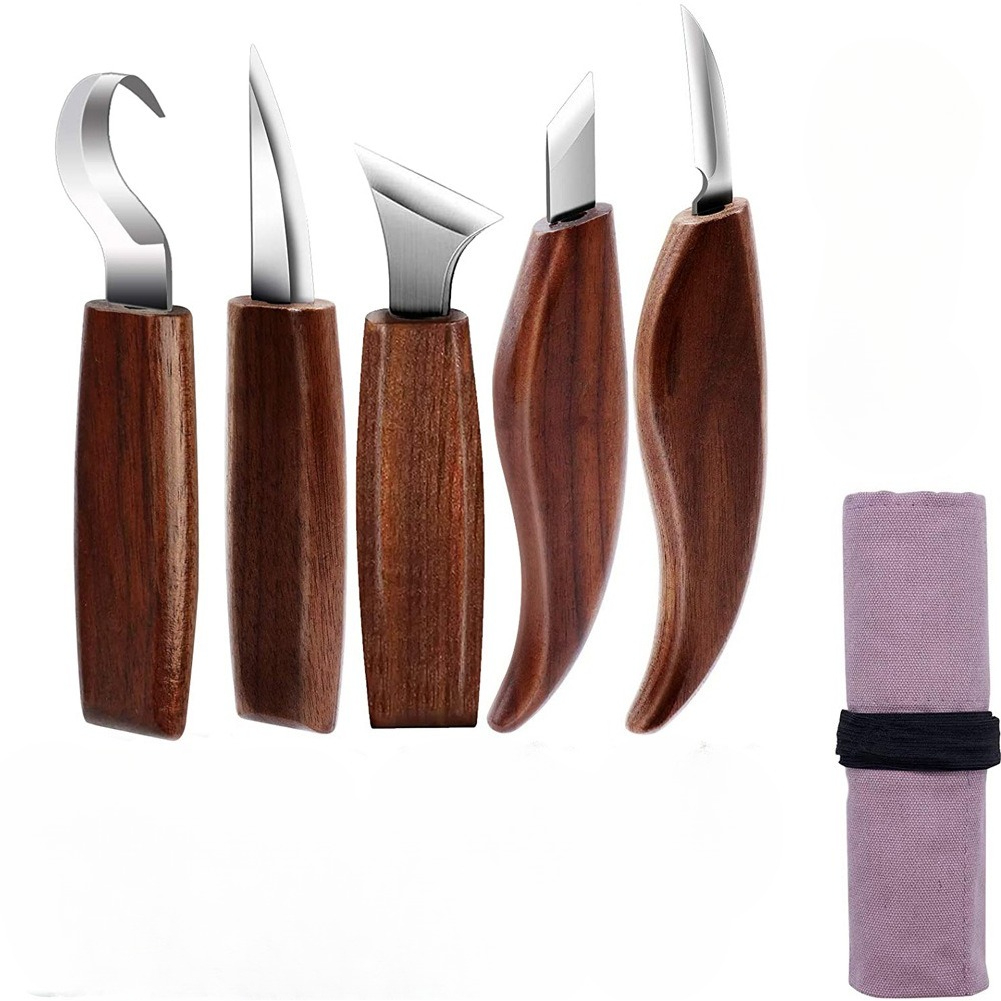 Woodworking Kits For Beginners - 8pcs Wood Carving Kit Wood Carving