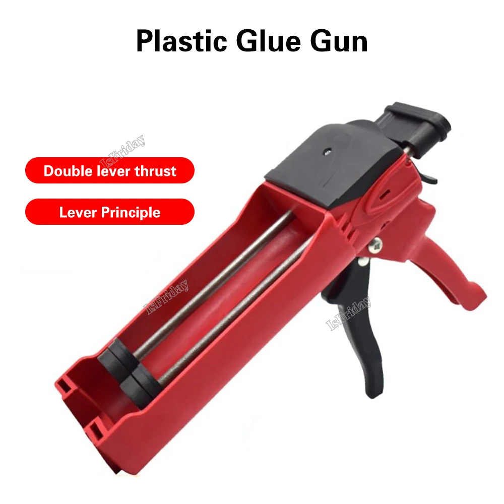 Woodworking Glue Applicator - 400ml Steel Dual Component Cartridge Gun