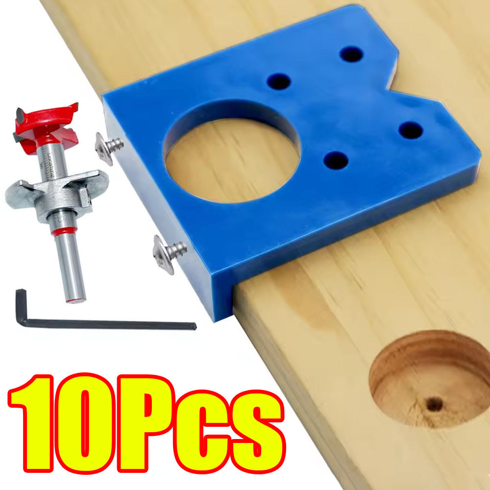 Woodworking Design Software - 1-10Pcs 35mm Hinge Hole Drilling Guide