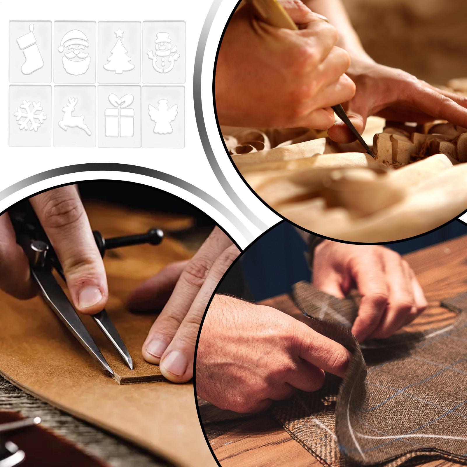 Woodworking Templates - Christmas Stencil Portable Woodworking Stencils Holiday