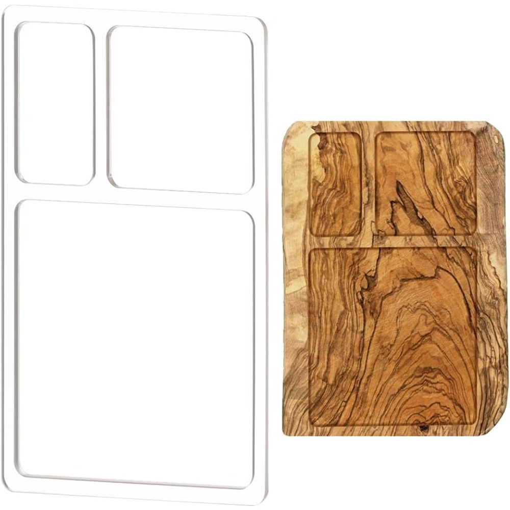 Woodworking Templates - 3 Pocket Valet Tray Router Templates