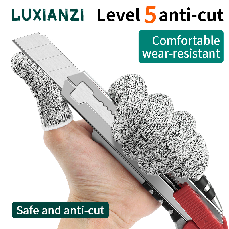 Woodworking Gloves - LUXIANZI 5/10pcs Anti-cut Finger Cots Level