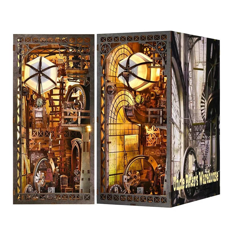 Woodworking Book - MINI DIY Wooden Book Nook Kit
