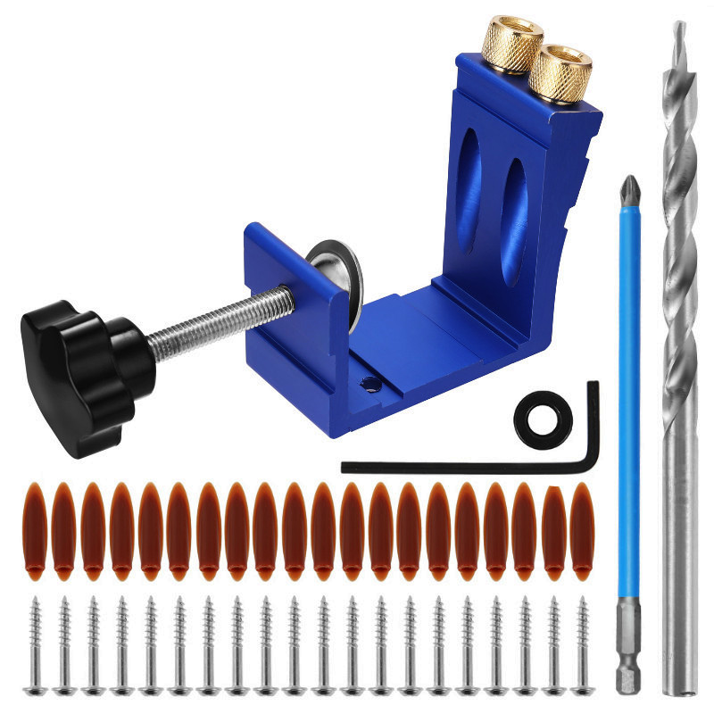 47Pcs Pocket Hole Jig Kit 15 D - đánh giá và giá Woodworking Hacks