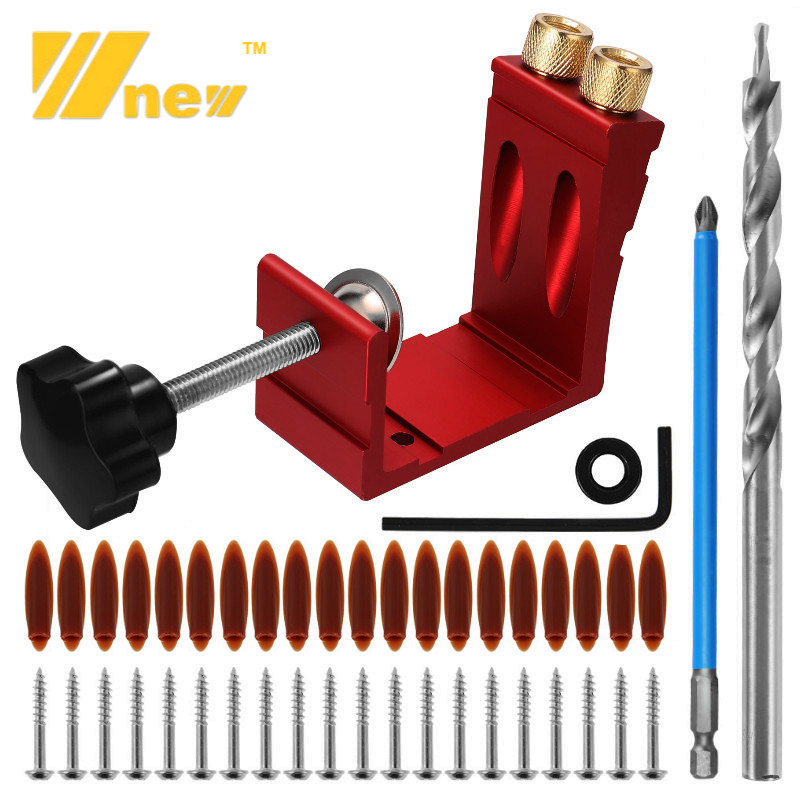 47Pcs Pocket Hole Jig Kit 15 D - đánh giá và giá Woodworking Hacks