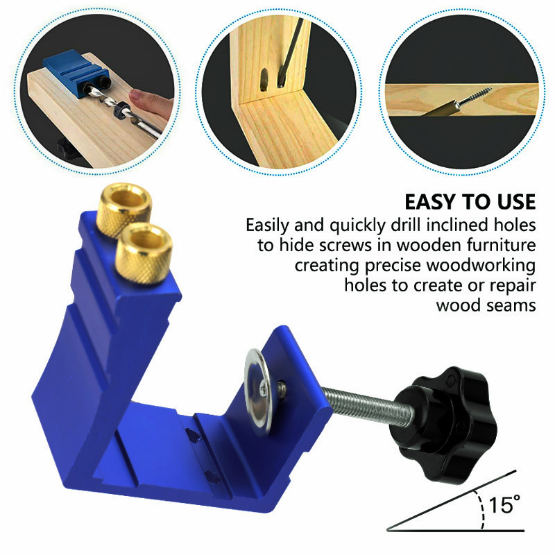 47Pcs Pocket Hole Jig Kit 15 D - đánh giá và giá Woodworking Hacks