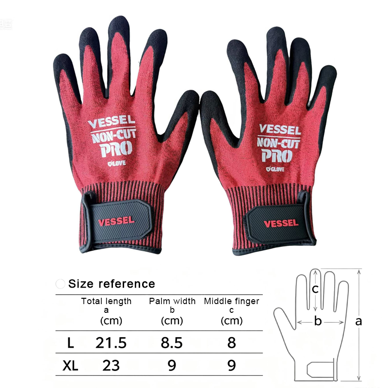 VESSEL Work Gloves Cut-resista - đánh giá và giá Woodworking Gloves