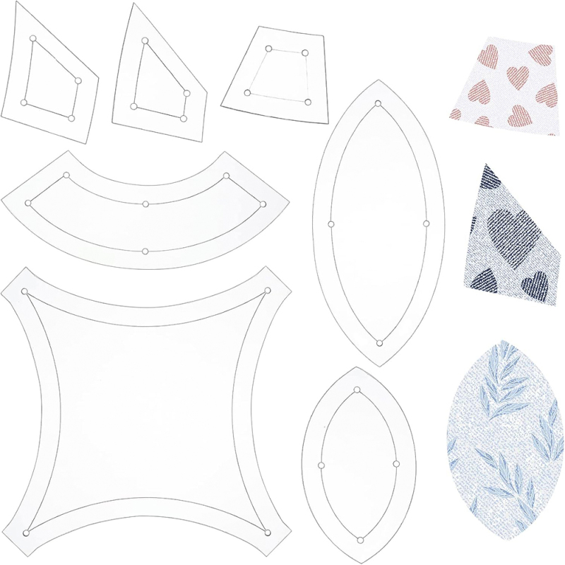 7 Shapes Double Wedding Ring A - đánh giá và giá Woodworking Templates