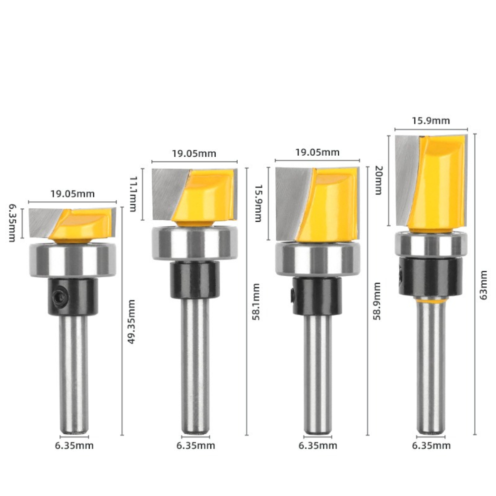 1/4Inch Shank Flush Trim Route - đánh giá và giá Woodworking Templates