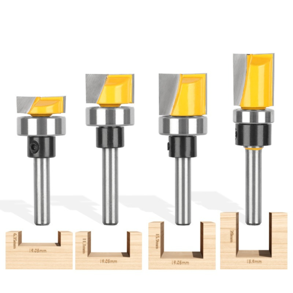 1/4Inch Shank Flush Trim Route - đánh giá và giá Woodworking Templates