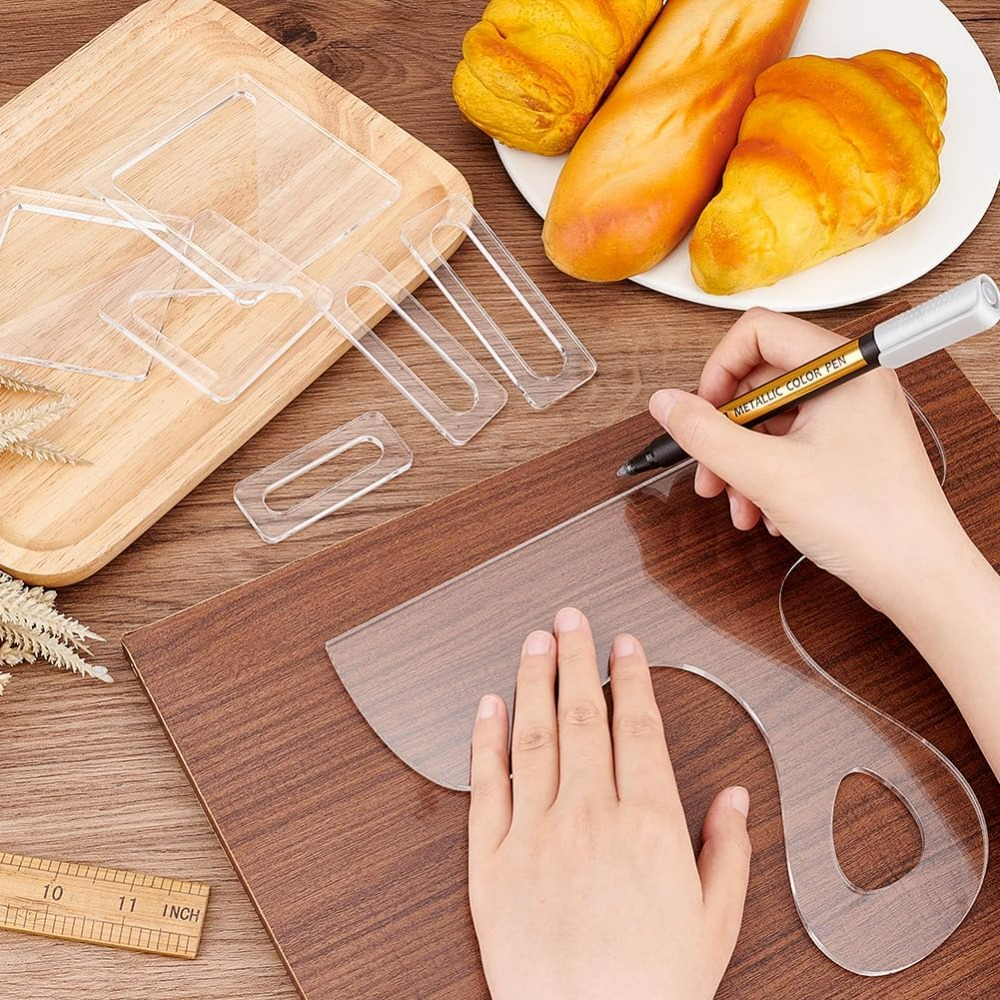 7Pcs Charcuterie Template Acry - đánh giá và giá Woodworking Templates