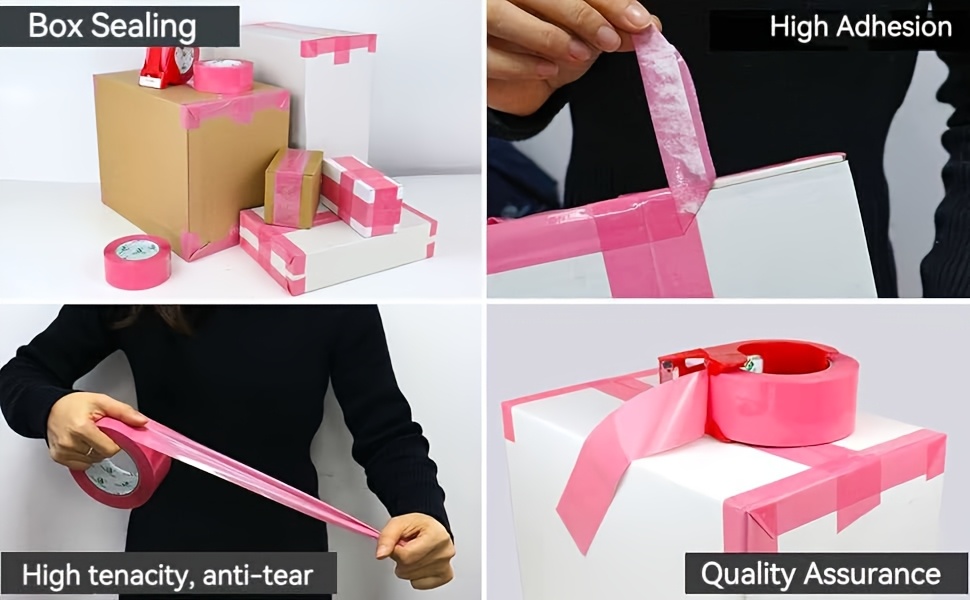 1pcs Pink Packing Tape, Vibran - đánh giá và giá Woodworking Warehouse