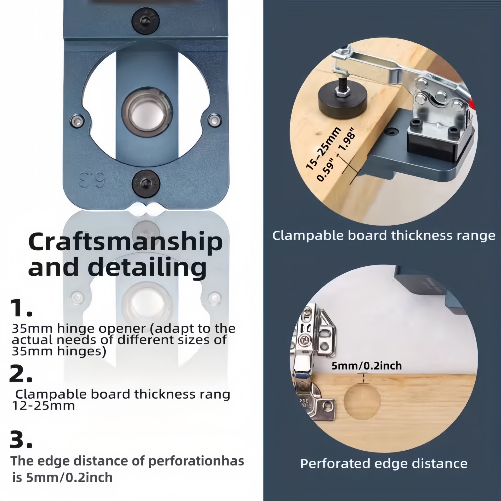 35mm Hinge Jig Kit - Adjustabl - đánh giá và giá Woodworking Design Software
