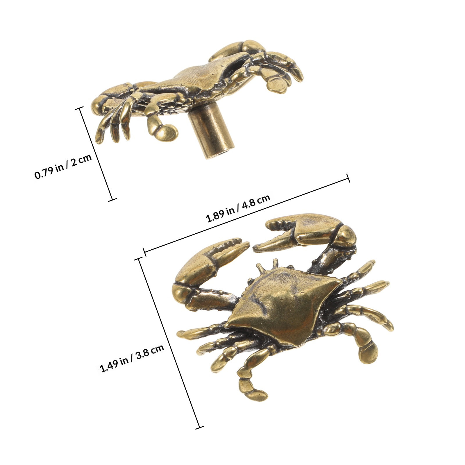 Brass Crab Door Handles Single - đánh giá và giá Woodworking Inspiration