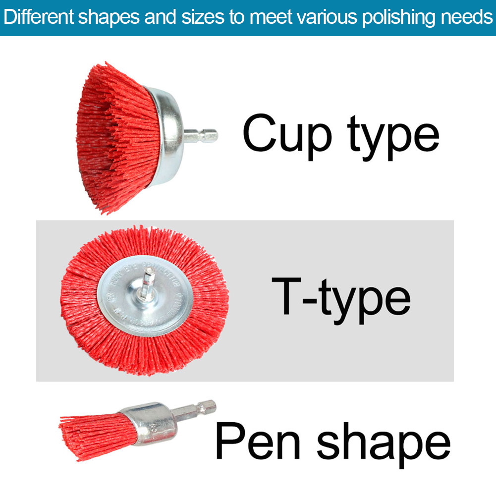 Nylon Cup Brush Abrasive Wire  - đánh giá và giá Woodworking Drills