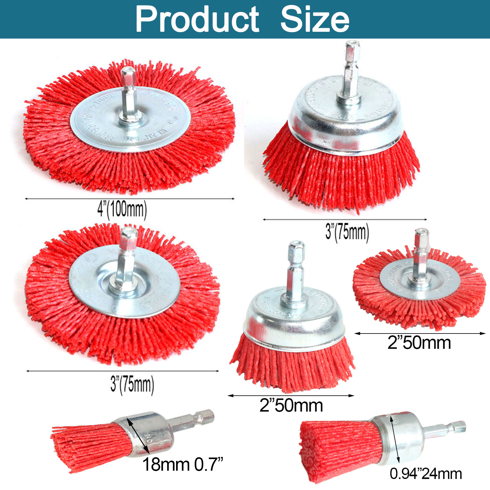 Nylon Cup Brush Abrasive Wire  - đánh giá và giá Woodworking Drills