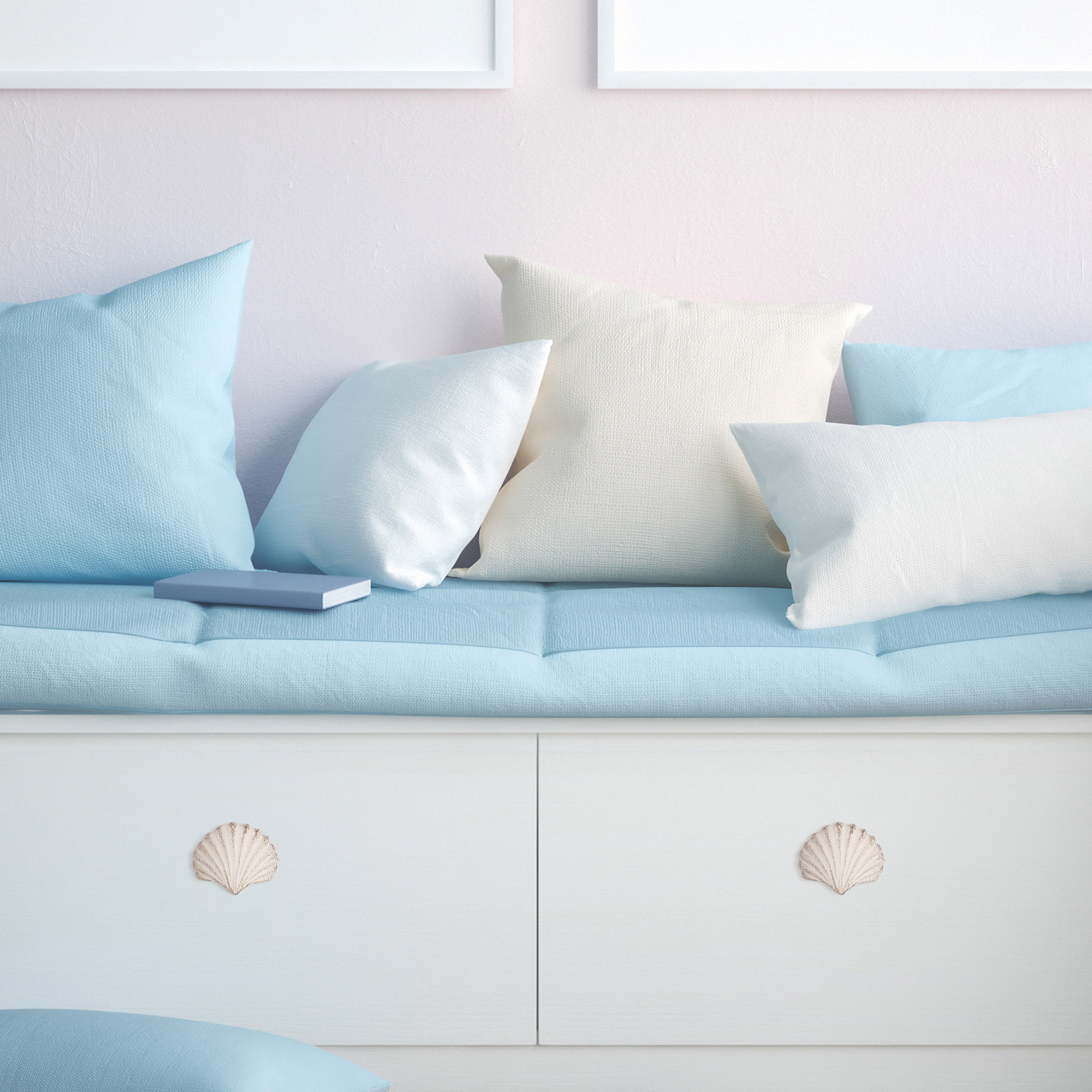 2Pcs Ocean Inspired Shell Cabi - đánh giá và giá Woodworking Inspiration