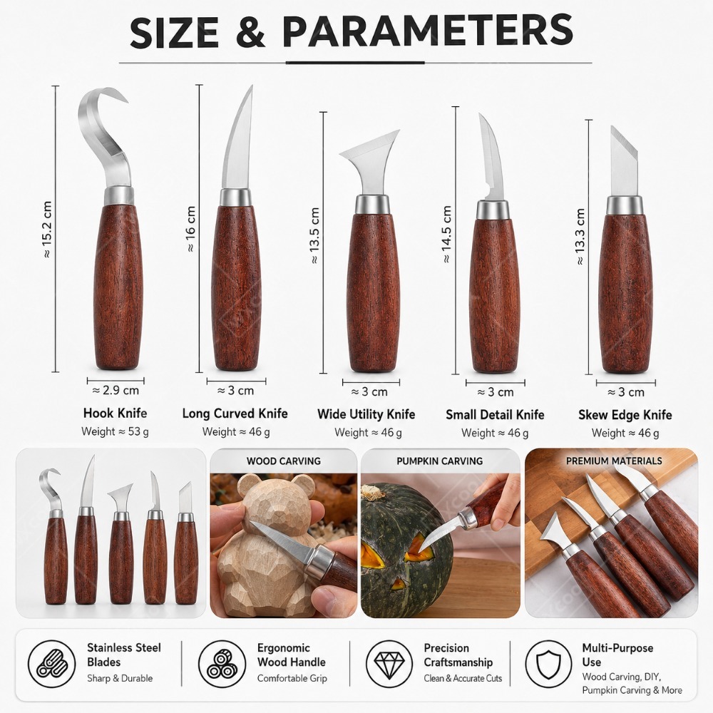 WXCOO Carbon Steel Sharp Blade - đánh giá và giá Woodworking Kits For Beginners