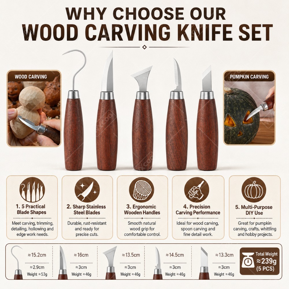 WXCOO Carbon Steel Sharp Blade - đánh giá và giá Woodworking Kits For Beginners