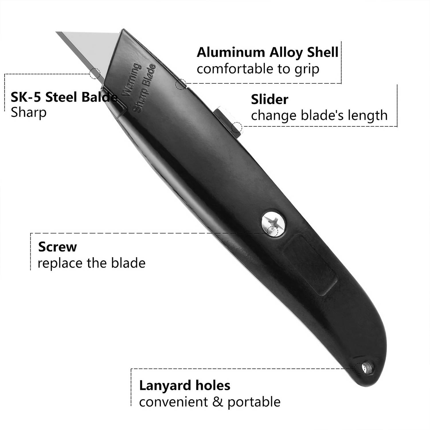 1/2PCS Utility Knife Retractab - đánh giá và giá Woodworking Warehouse