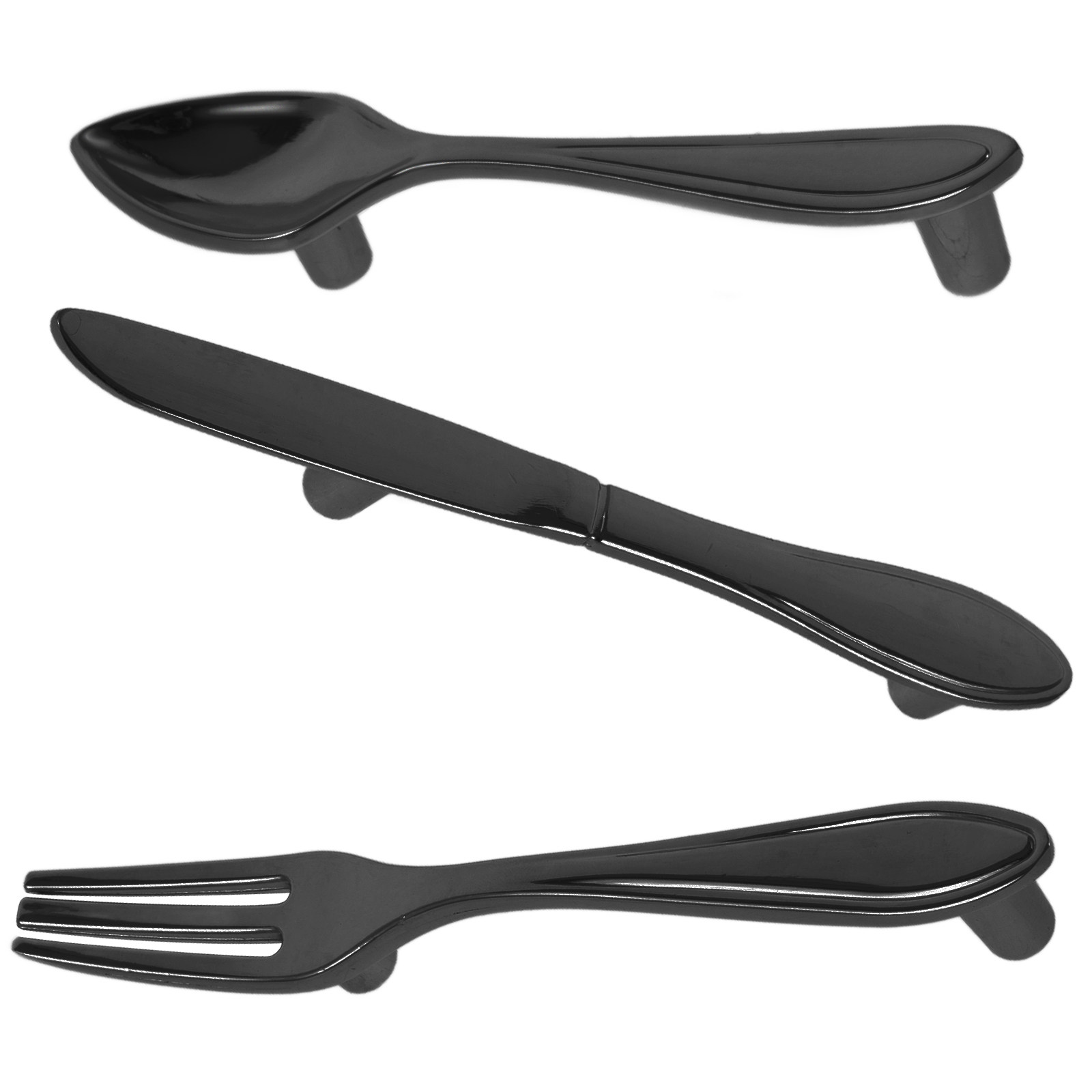3Pcs Cutlery Inspired Cabinet  - đánh giá và giá Woodworking Inspiration