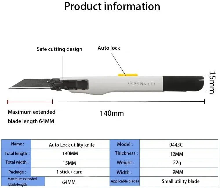 9mm Box Cutter, 30 Degree Anti - đánh giá và giá Woodworking Warehouse