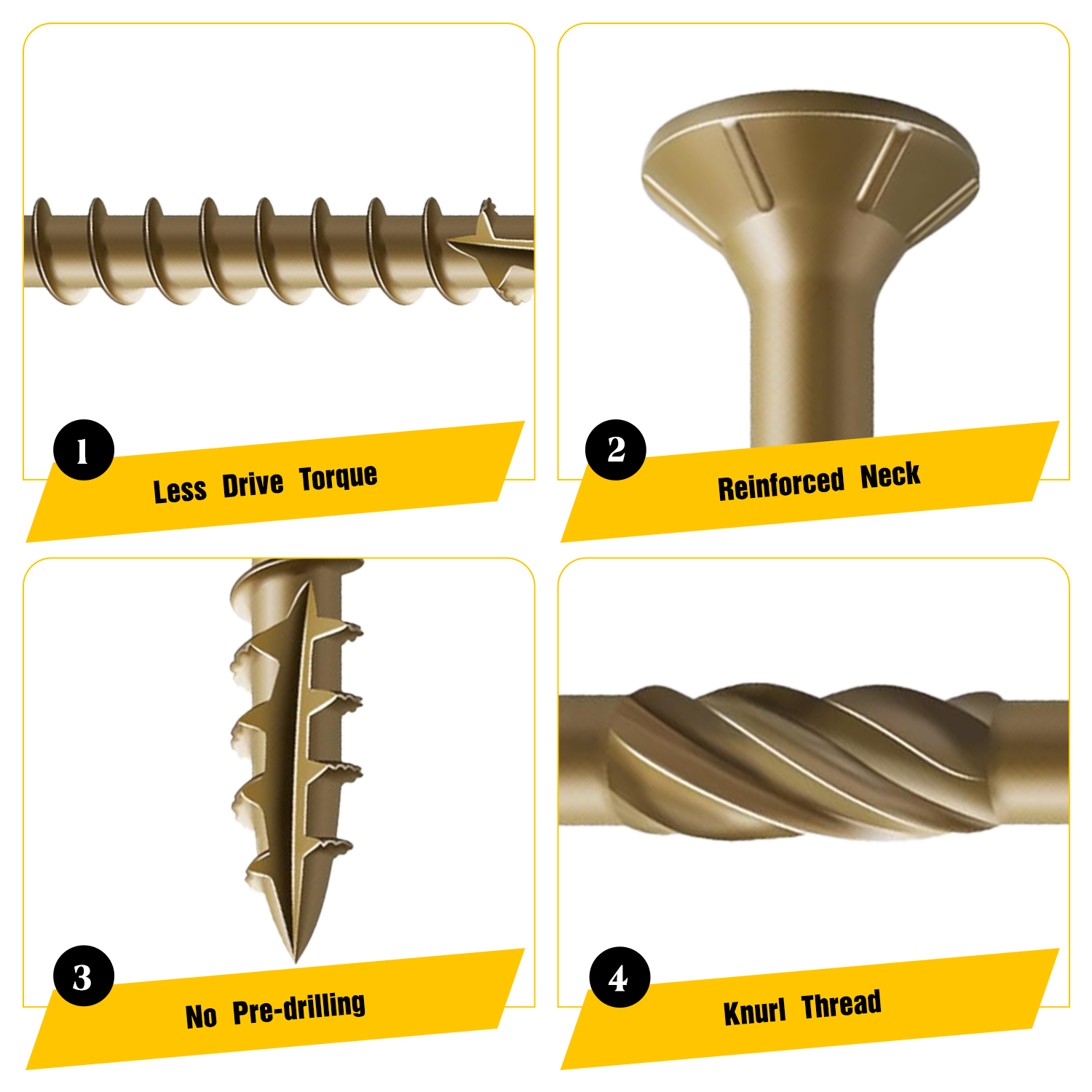 VKKM 70Pcs #10×4 Inch Golden T - đánh giá và giá Lumber Woodworking