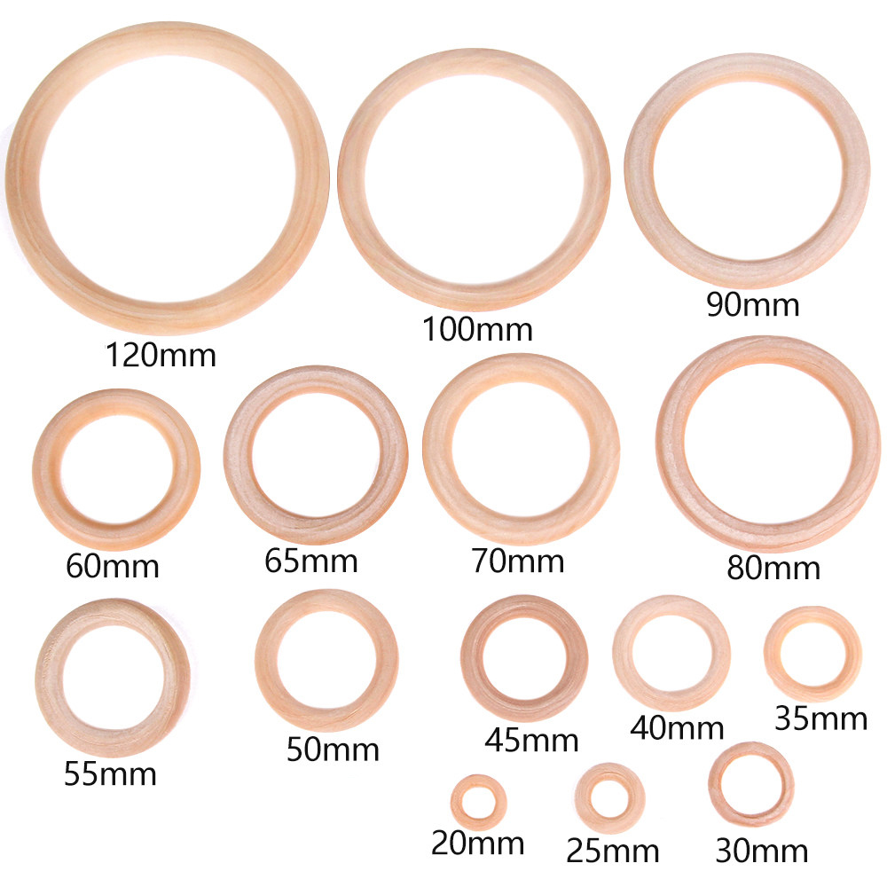 Blank Wood Hoops Round Wooden  - đánh giá và giá Woodworking Xmas Decorations