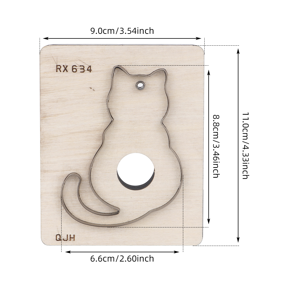 1pc Leather Handmade Stamping  - đánh giá và giá Woodworking Templates