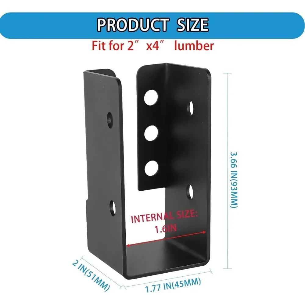 Heavy Duty Black Joist Hanger, - đánh giá và giá Lumber Woodworking