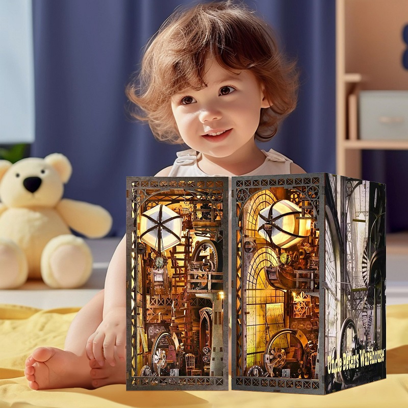 MINI DIY Wooden Book Nook Kit  - đánh giá và giá Woodworking Book