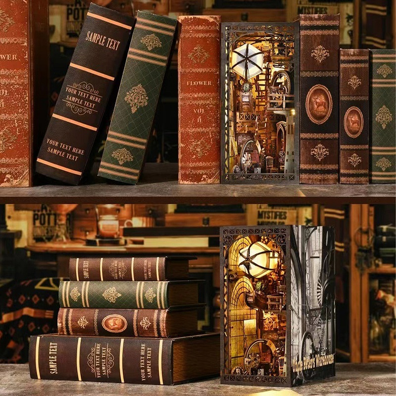 MINI DIY Wooden Book Nook Kit  - đánh giá và giá Woodworking Book