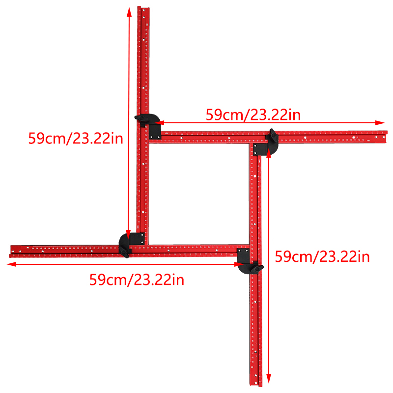 59cm Adjustable Square Router  - đánh giá và giá Woodworking Design Software