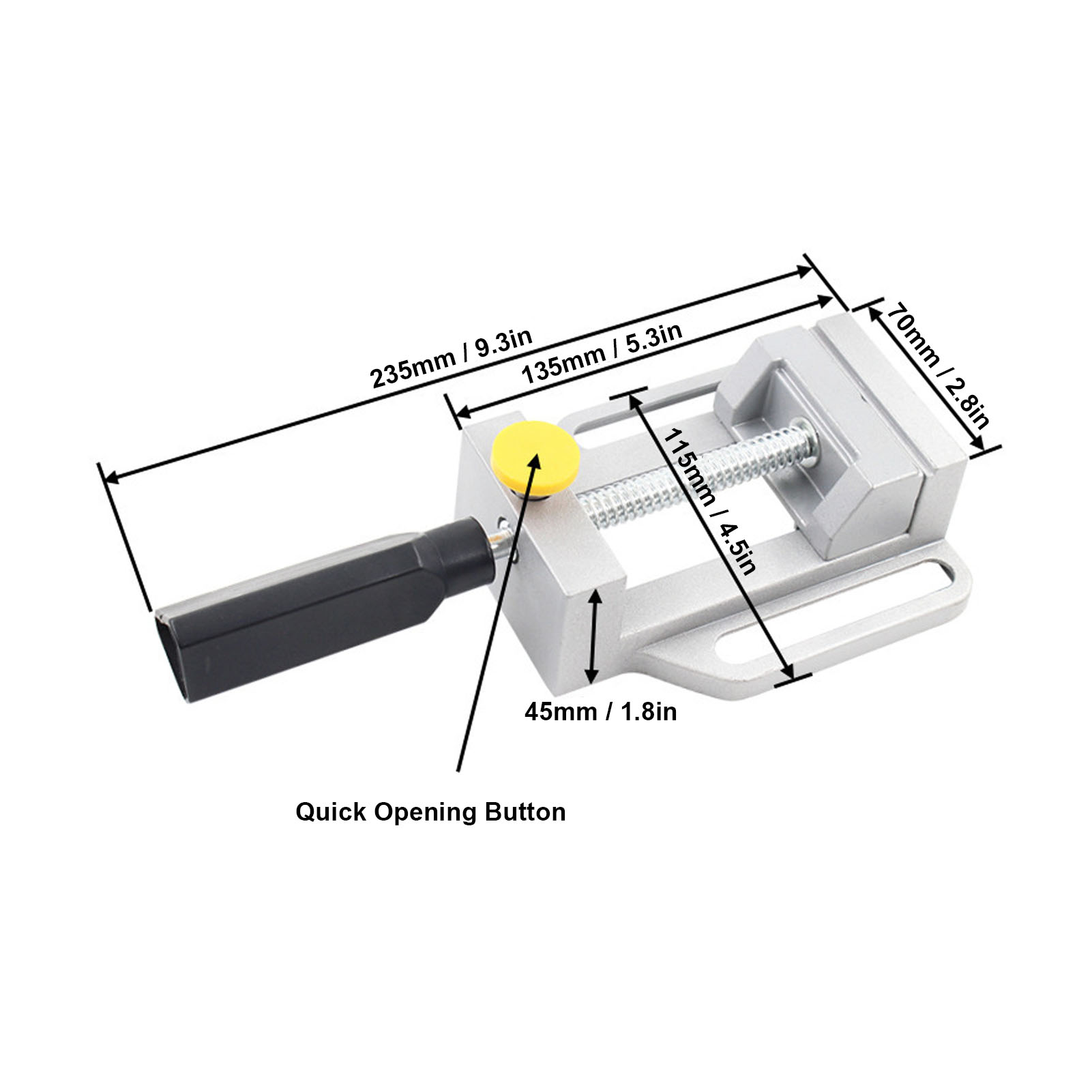 Drill Press Clamping Vise Quic - đánh giá và giá Woodworking Vice Quick Release