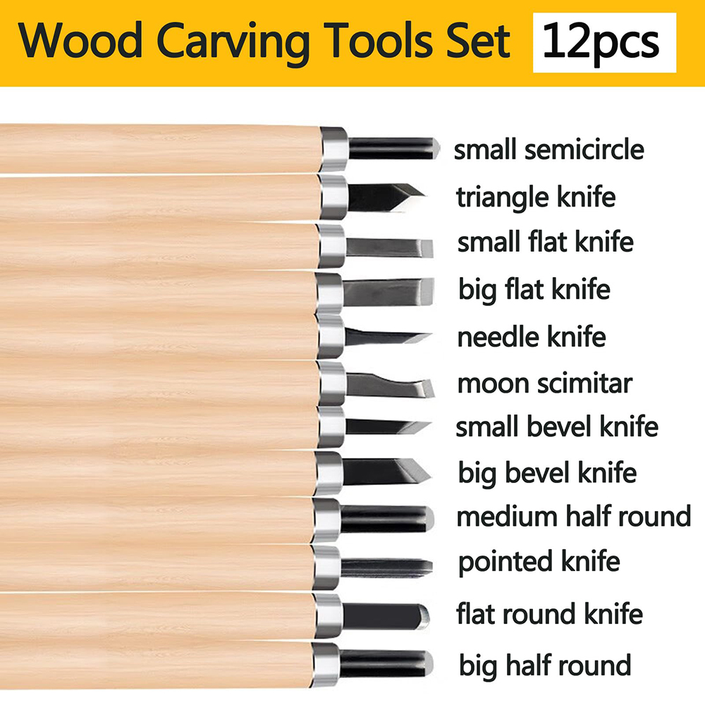 12pcs Professional Wood Carvin - đánh giá và giá Woodworking Kits For Beginners