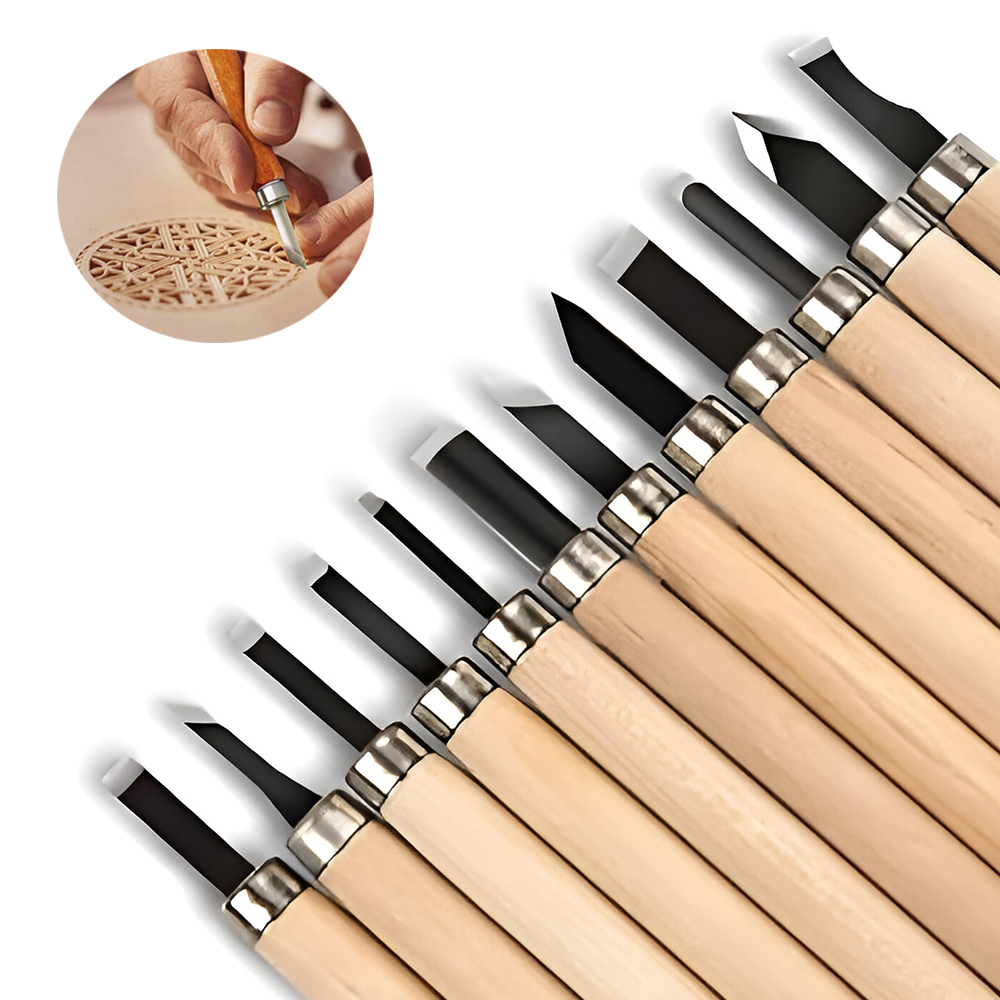 12pcs Professional Wood Carvin - đánh giá và giá Woodworking Kits For Beginners