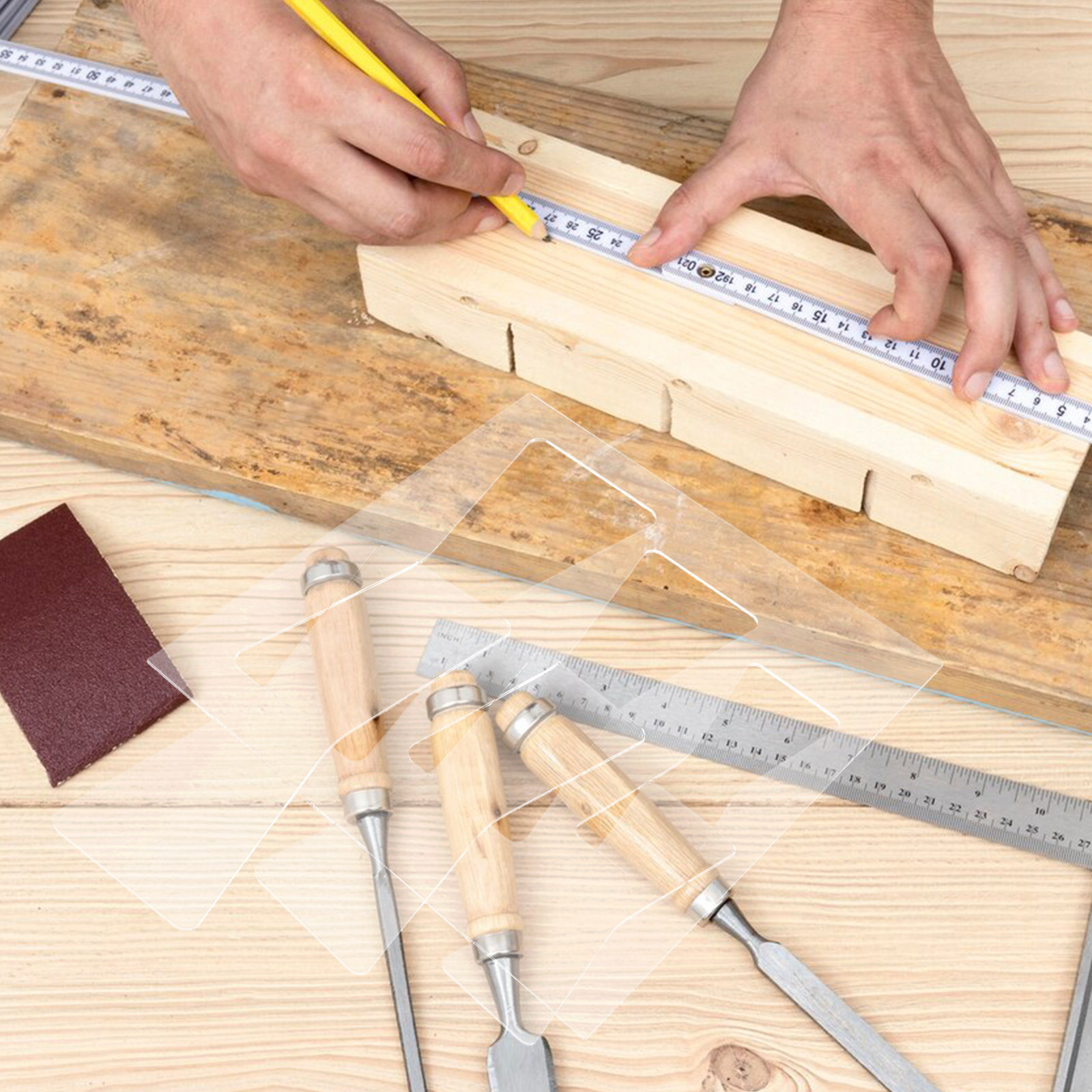 2Pcs Acrylic Woodworking Templ - đánh giá và giá Woodworking Templates