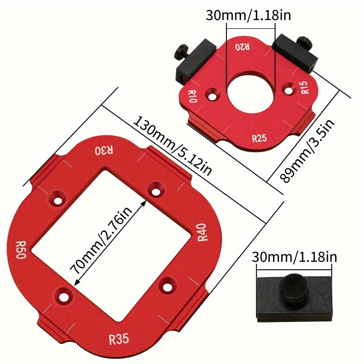 2pcs Woodworking Router Corner - đánh giá và giá Woodworking Templates