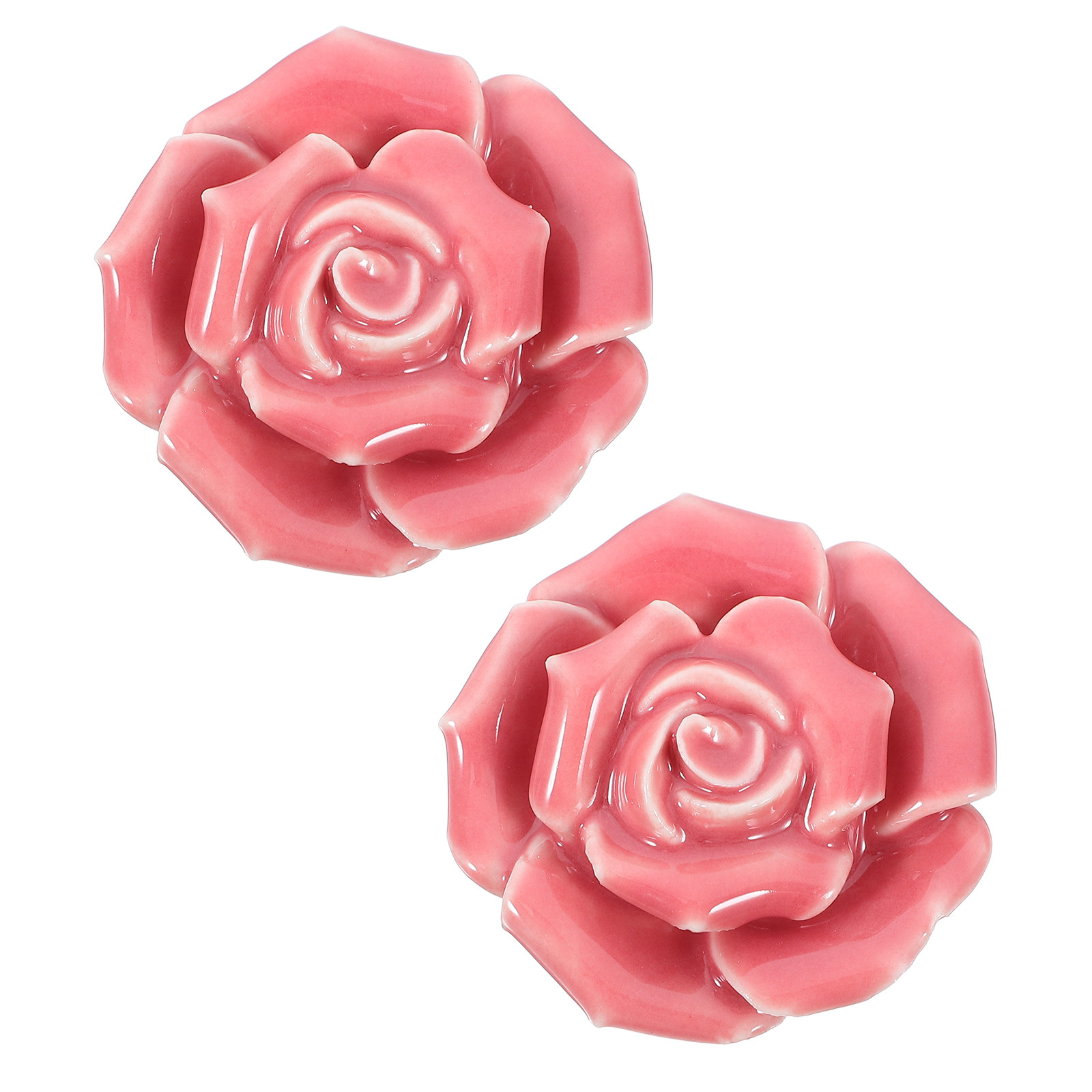 2Pcs Rose Inspired Ceramic Kno - đánh giá và giá Woodworking Inspiration