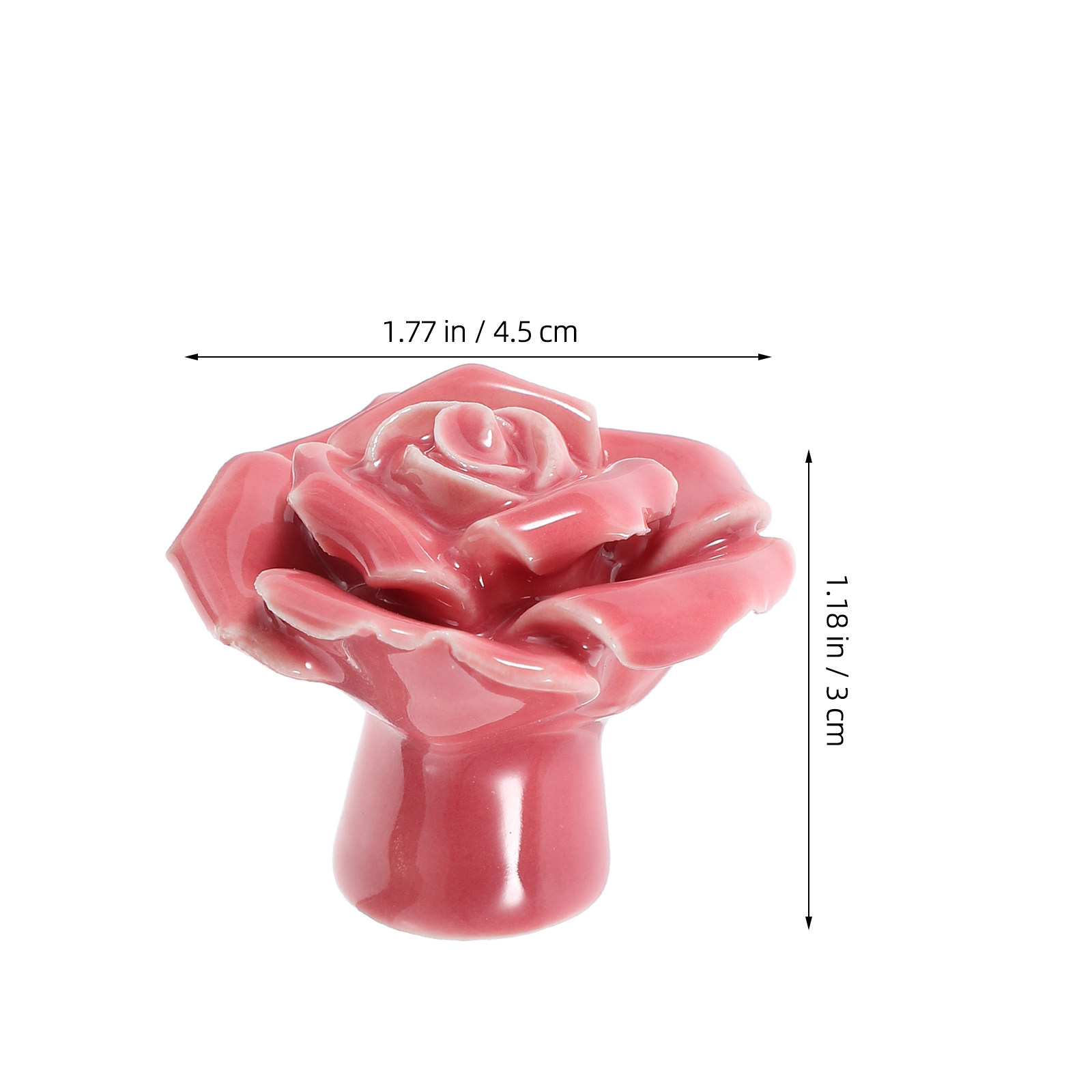 2Pcs Rose Inspired Ceramic Kno - đánh giá và giá Woodworking Inspiration